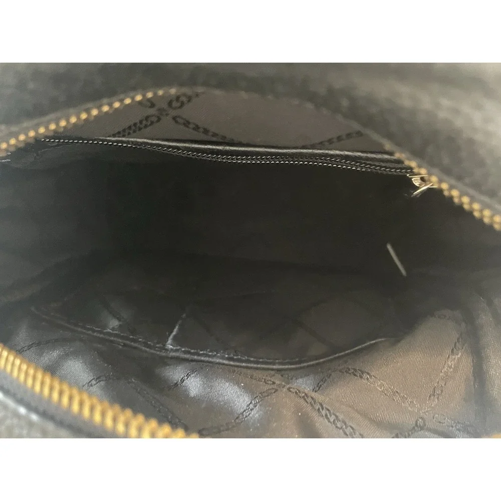 Michael Kors pebbled leather Abbey Backpack Leather‎ Logo